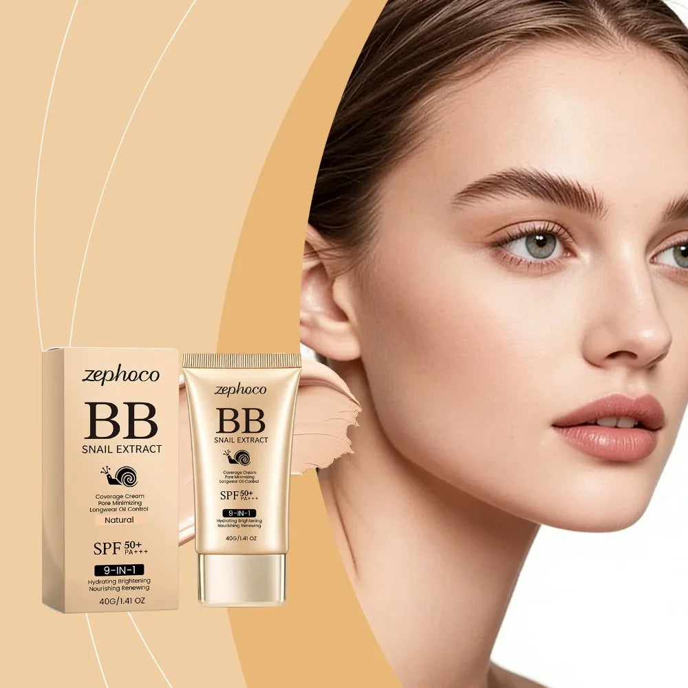 Multi-Effect Protection Bb Cream - Moisturizing Concealer for Facial Pores - Facial Mask for Protection and Makeup Coverage