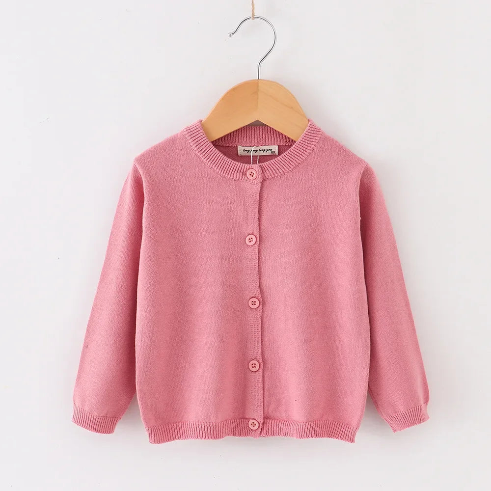 Spring Autumn Baby Boys Knitted Cardigan Warm Sweater Children Clothing Toddler Girls Sweaters Winter Kids Wear Baby Boy Clothes