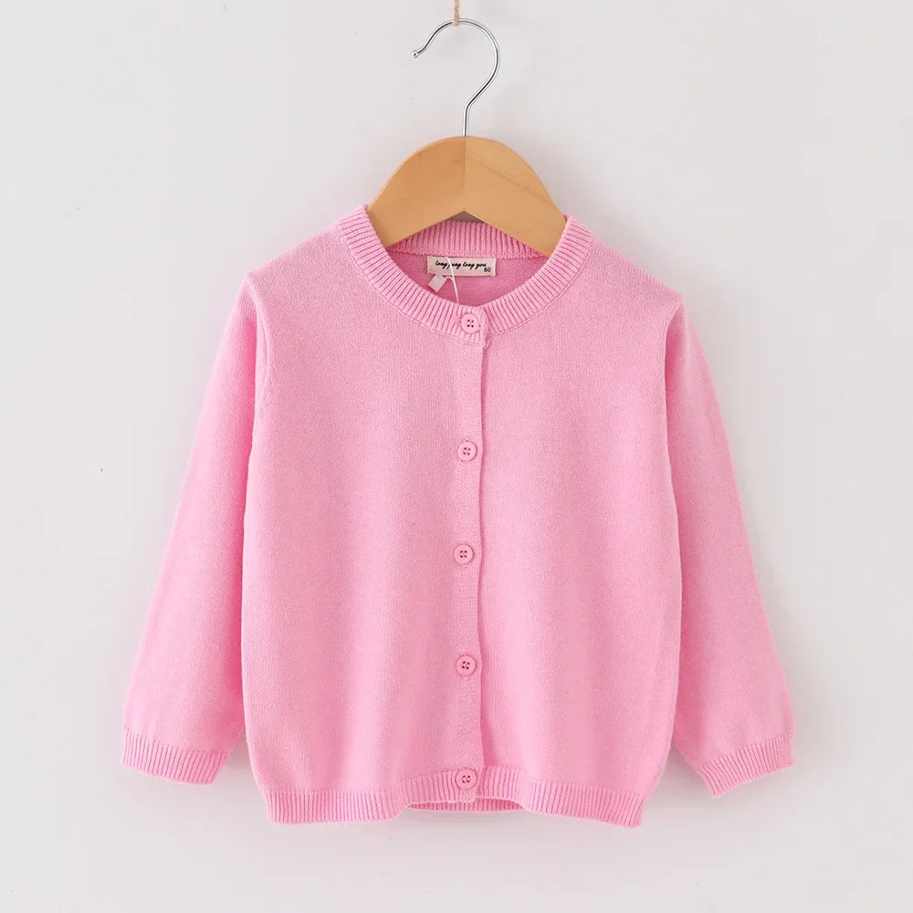 Spring Autumn Baby Boys Knitted Cardigan Warm Sweater Children Clothing Toddler Girls Sweaters Winter Kids Wear Baby Boy Clothes