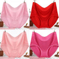 4Pcs/Set Modal Underpants Women Panties Plus Size Sexy Lace Underwear Plus Size Female Briefs Soft Breathable Lingerie 40-100KG