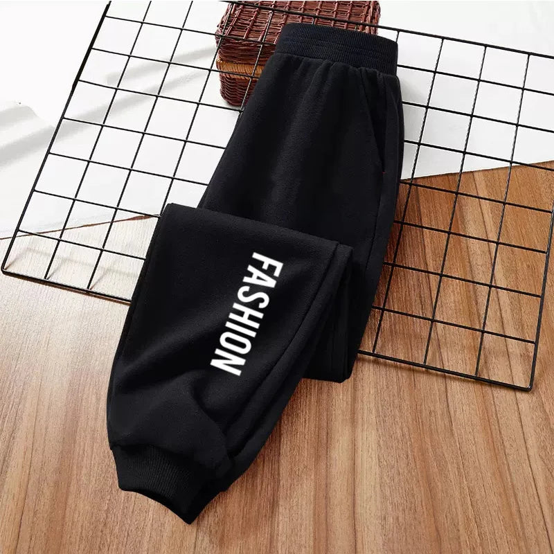 2024 Children Brand Trousers Excavator Cartoon Long Pants Little Boys Outdoor Sweatpants Fall Casual Clothing 3-13Y
