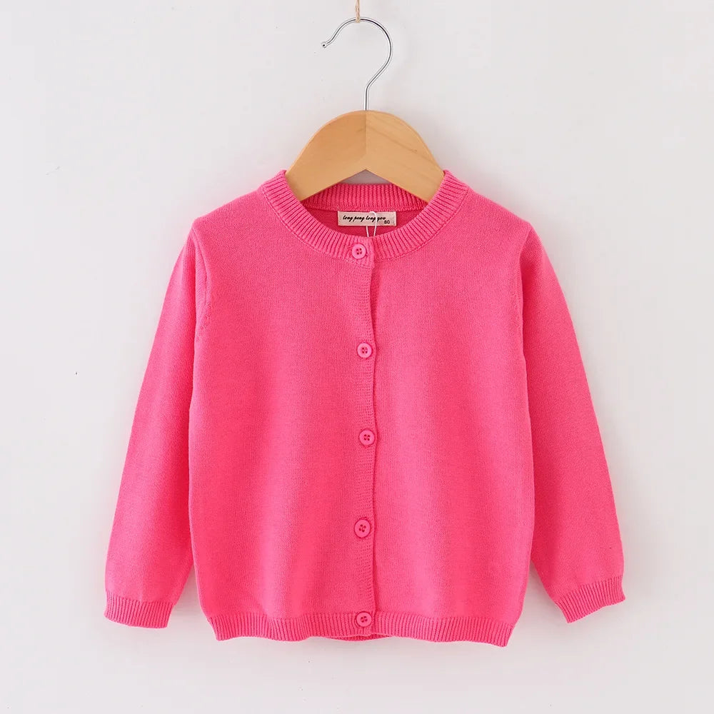 Spring Autumn Baby Boys Knitted Cardigan Warm Sweater Children Clothing Toddler Girls Sweaters Winter Kids Wear Baby Boy Clothes