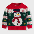 Xmas New Children Sweater Kids Warm Thicken Knitted Clothing Autumn Winter Baby Pullover Clothing Toddlers Christmas Sweaters
