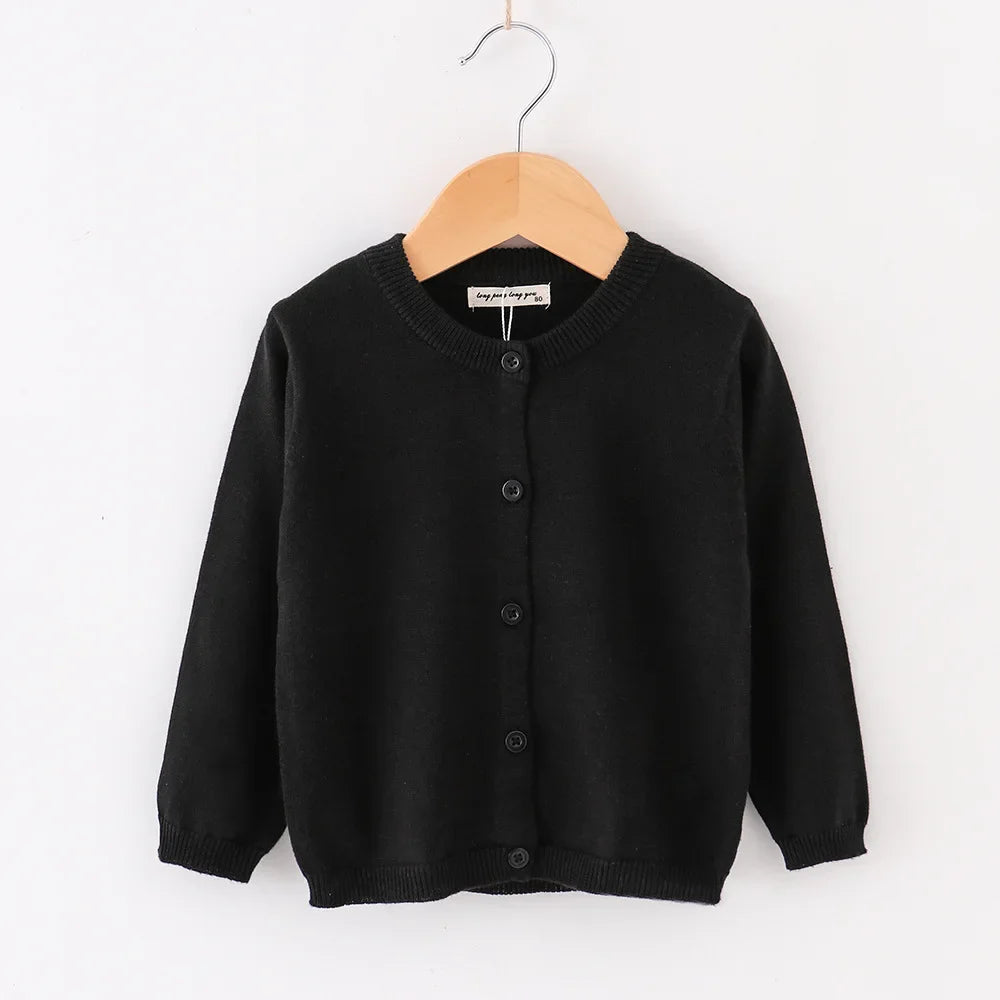 Spring Autumn Baby Boys Knitted Cardigan Warm Sweater Children Clothing Toddler Girls Sweaters Winter Kids Wear Baby Boy Clothes