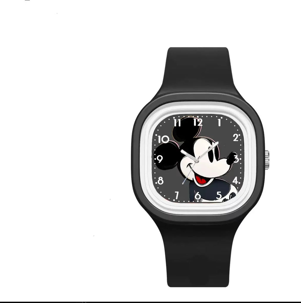 Mickey Minnie Mouse Children Watches Kids Boy Girl Cute Anime Cartoon Primary School Student Fashion Watch Birthday Gift
