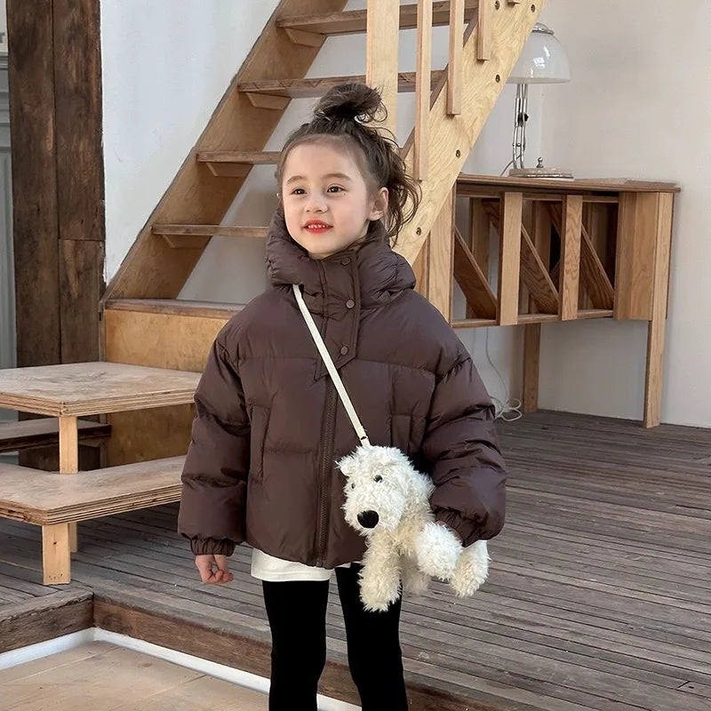 Children's coat, autumn and winter clothing, cotton jacket, new western-style children's winter thick cotton jacket, top jacket