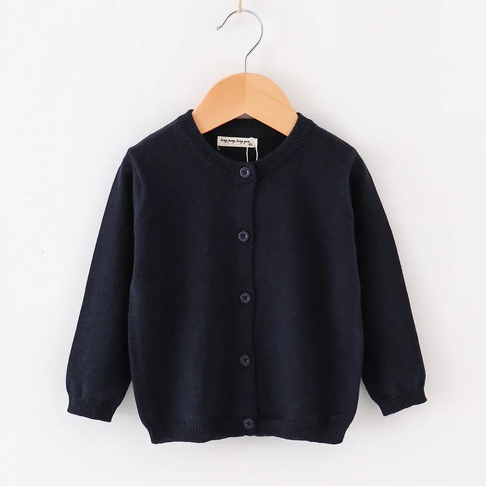Spring Autumn Baby Boys Knitted Cardigan Warm Sweater Children Clothing Toddler Girls Sweaters Winter Kids Wear Baby Boy Clothes