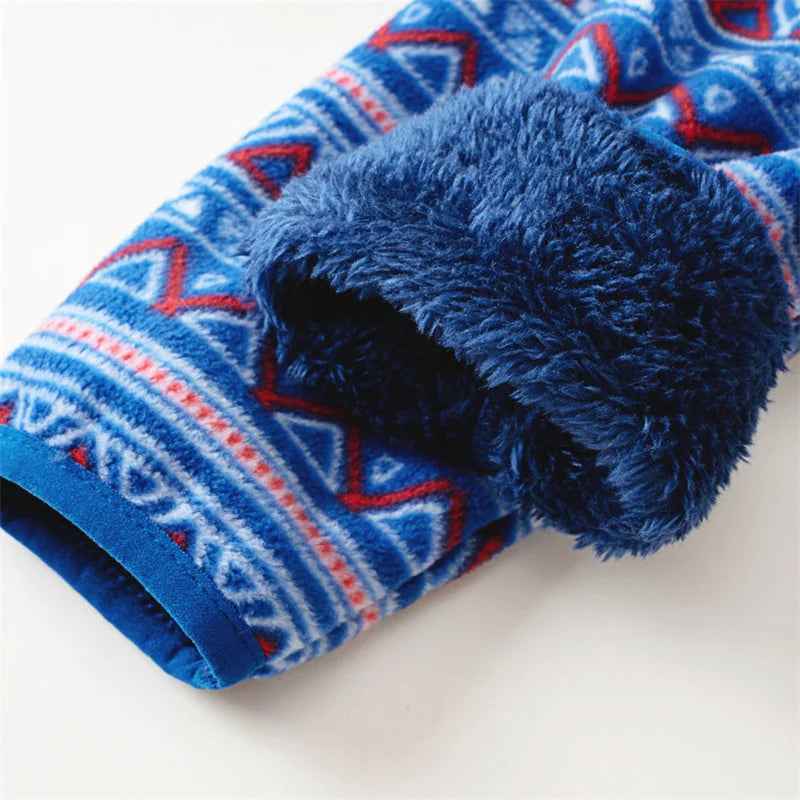 2-8T All Printed Children Clothing for Boys Girls Winter Fleece Jackets Zipper Cute Clothes Animals Hot Selling Thick Baby Coats