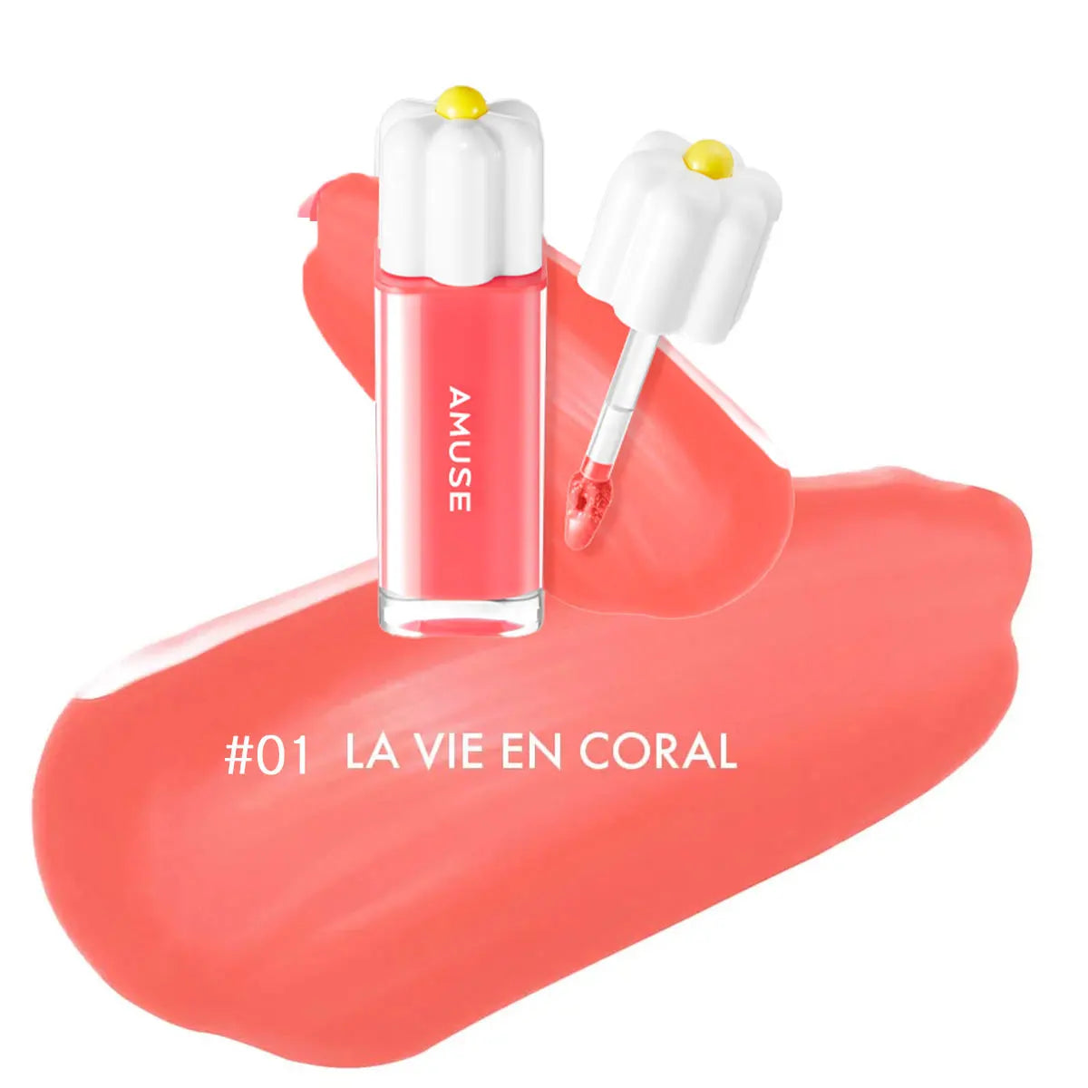 [ClearanceSale] AMUSE DEW TINT,Dewy/Watery Texture,Lightweight & Non-Sticky,Lip Gloss & Hydrating,Korean Cosmetic,Korean Makeup