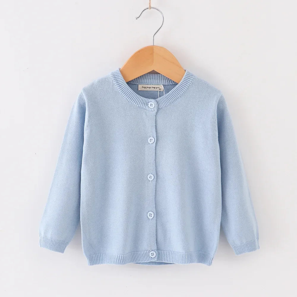 Spring Autumn Baby Boys Knitted Cardigan Warm Sweater Children Clothing Toddler Girls Sweaters Winter Kids Wear Baby Boy Clothes