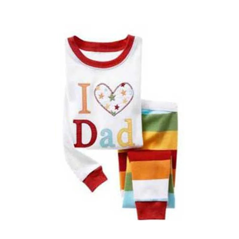 kids pajamas set baby pijama boys animal embroidery sleepwear girls cute 100% cotton soft nightwear children clothing homewear