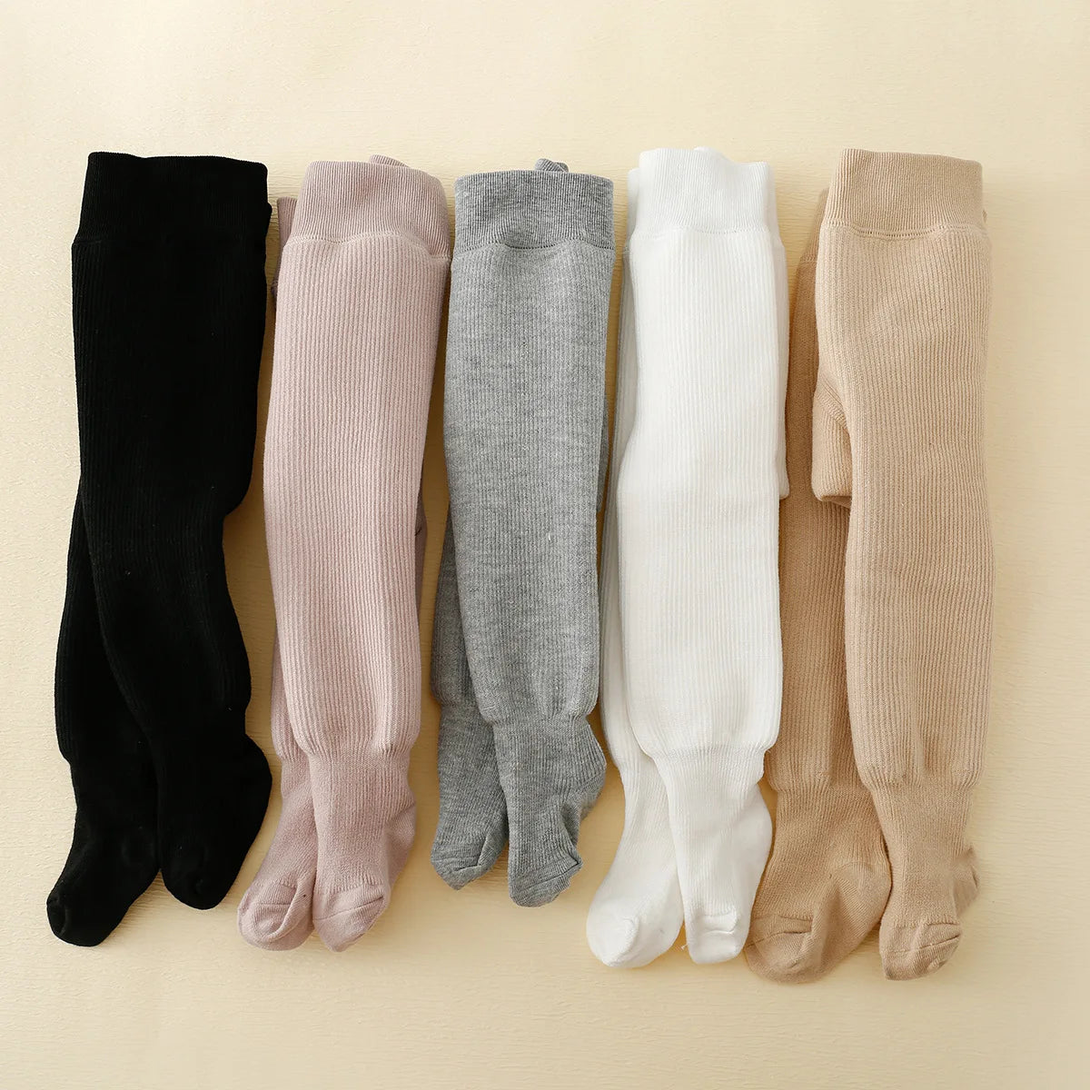 Plus Thick Cotton Newborn Tights Winter Infant Baby Girls Polar Fleece Lining Stripes Leggings Toddler Kids Keep Warm Pantyhose