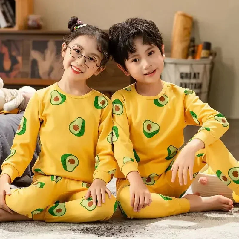 Kids Pajamas for Boys 2 3 4 5 6 7 8 9 10 11 12 14 Years Cotton Sleepwear Set Dinosaur Pyjamas Green Children Pijamas Clothing