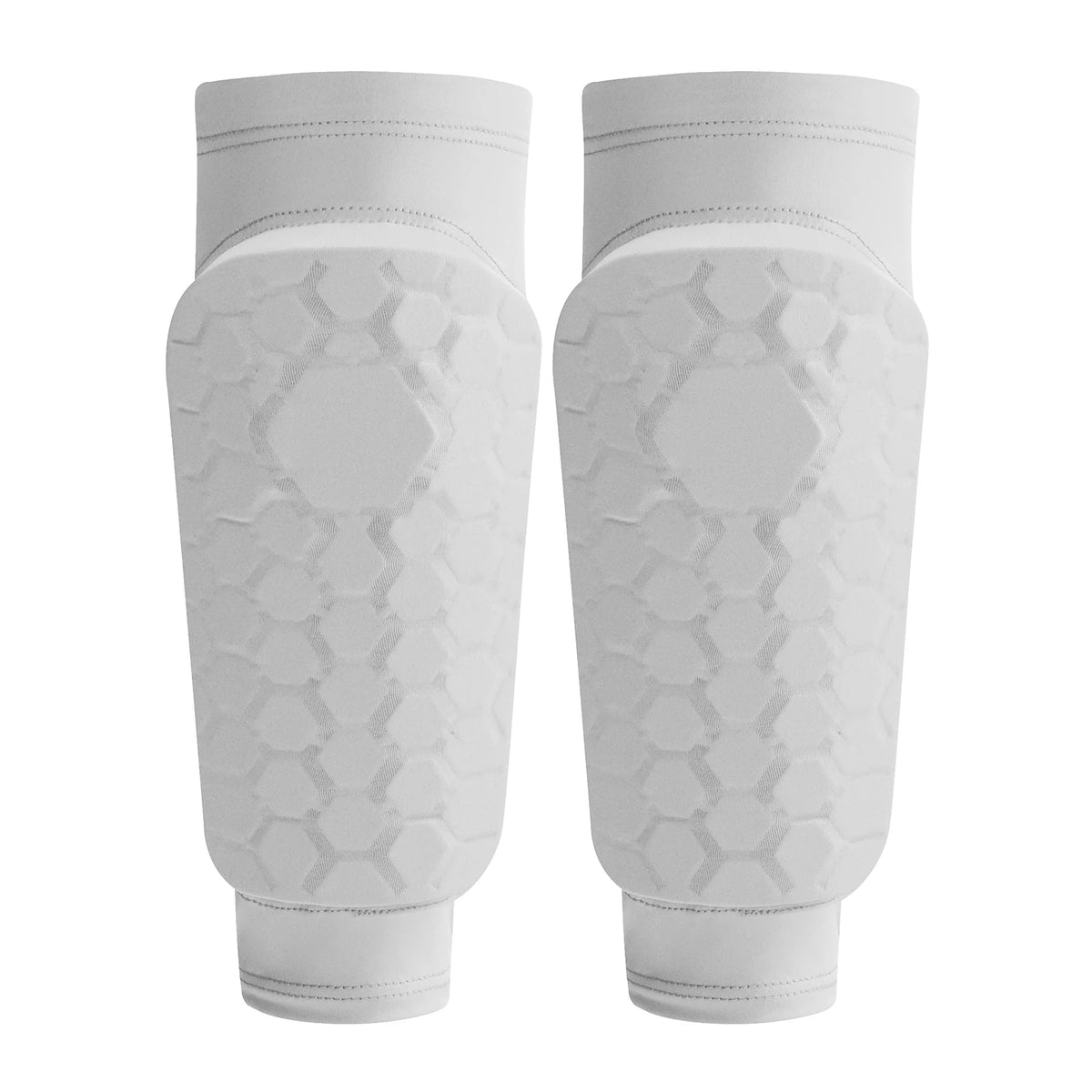 Kids Soccer Shin Guard Sleeves, Lightweight EVA Honeycomb Anti-collision Calf Protectors with Non-slip Silicone, for Football