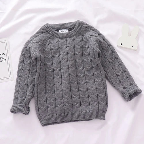 Autumn Toddler Boys Girls Clothing Set Sweater + Pants 2pcs/Suit Infant Boys Knit Suit Thick Warm Winter Baby Girls Boys Clothes