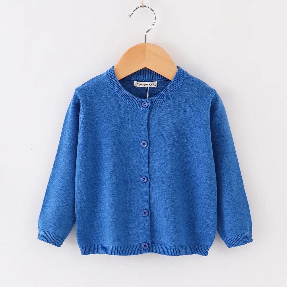 Spring Autumn Baby Boys Knitted Cardigan Warm Sweater Children Clothing Toddler Girls Sweaters Winter Kids Wear Baby Boy Clothes