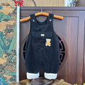 Baby Corduroy Overalls Winter Warm Cotton Pants for Girl Autumn & Infant Clothing Kids Clothes Overalls