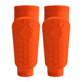 Kids Soccer Shin Guard Sleeves, Lightweight EVA Honeycomb Anti-collision Calf Protectors with Non-slip Silicone, for Football