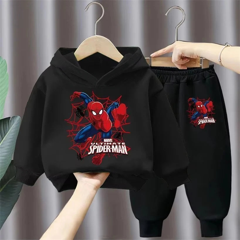 Spring Autumn Children's Clothing Sets Boys Cartoon Sweatshirts and Sweatpants 2pcs Sets Kids Hoodied Sport Pullover Tracksuits