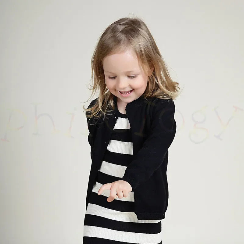 Spring Autumn Baby Boys Knitted Cardigan Warm Sweater Children Clothing Toddler Girls Sweaters Winter Kids Wear Baby Boy Clothes