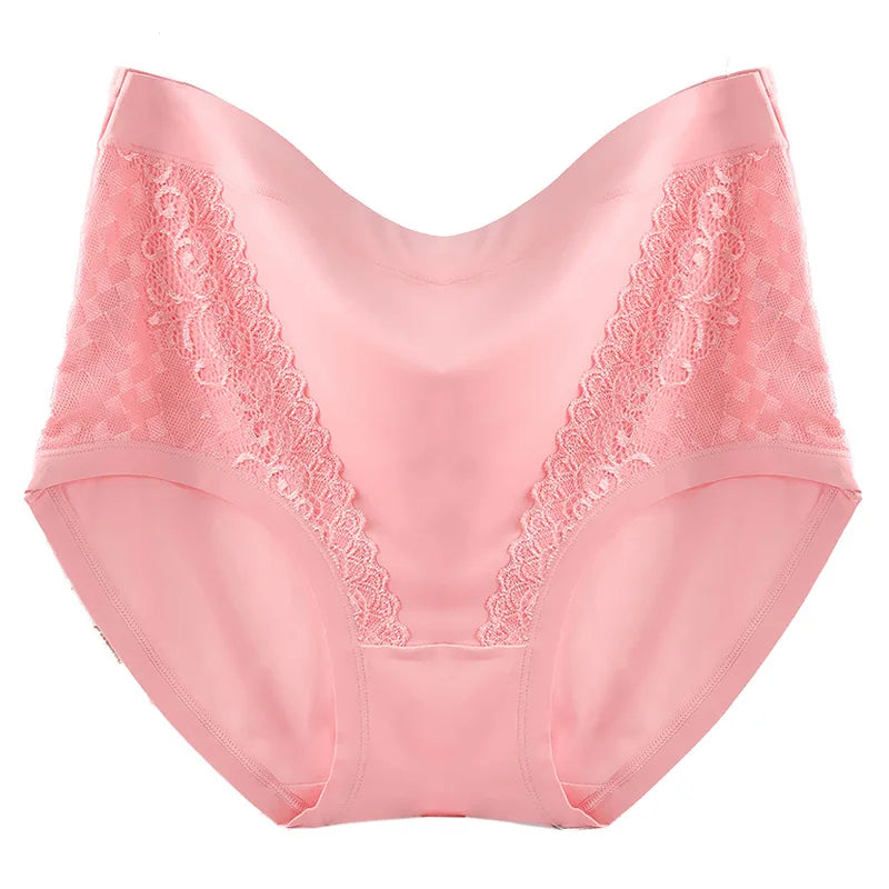 4Pcs/Set Modal Underpants Women Panties Plus Size Sexy Lace Underwear Plus Size Female Briefs Soft Breathable Lingerie 40-100KG